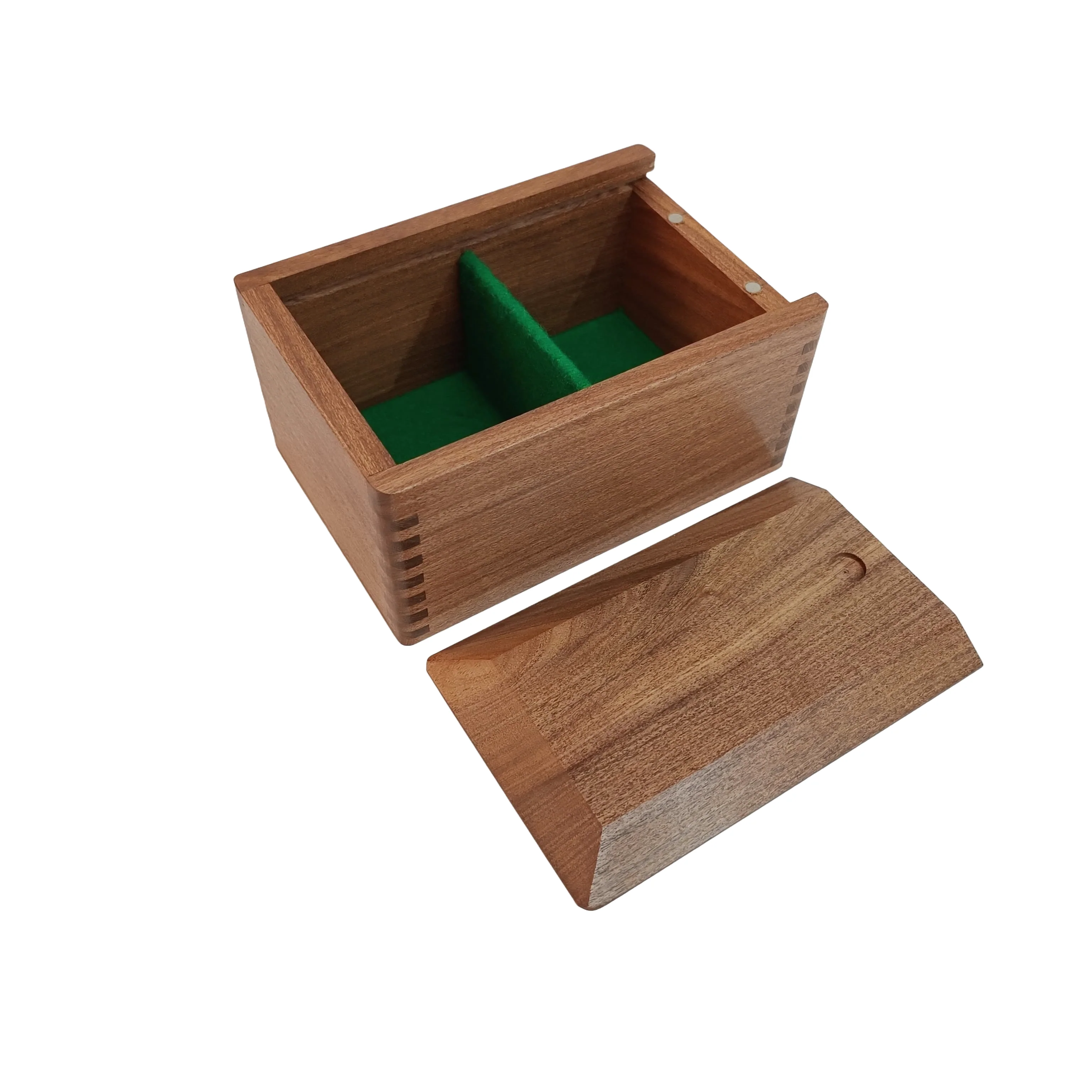 Acacia Wood Chess Pieces Storage Box - Image 5