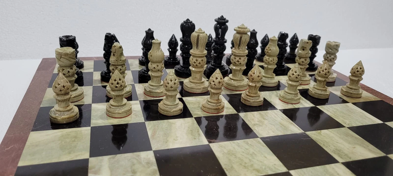 Antique Luxury Marble Chess Set - Image 12