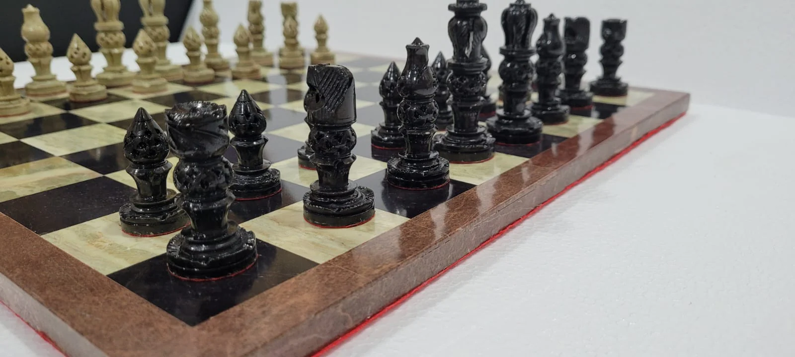 Antique Luxury Marble Chess Set - Image 3