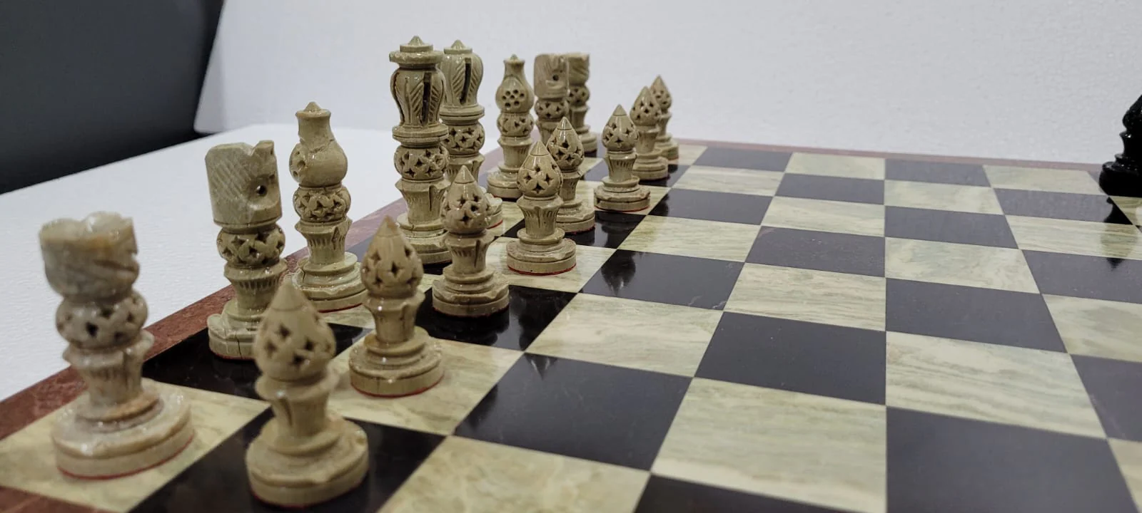 Antique Luxury Marble Chess Set - Image 5