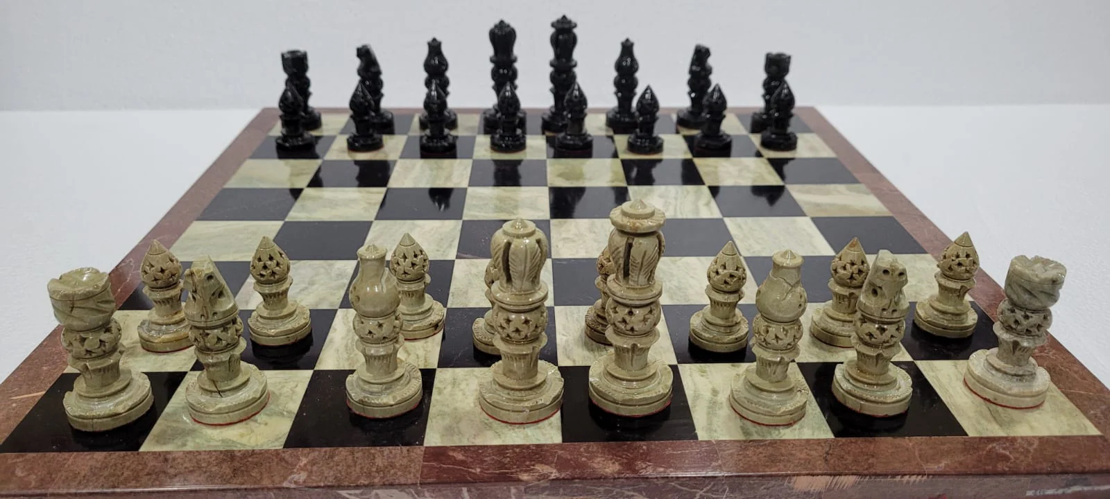 Antique Luxury Marble Chess Set - Image 7