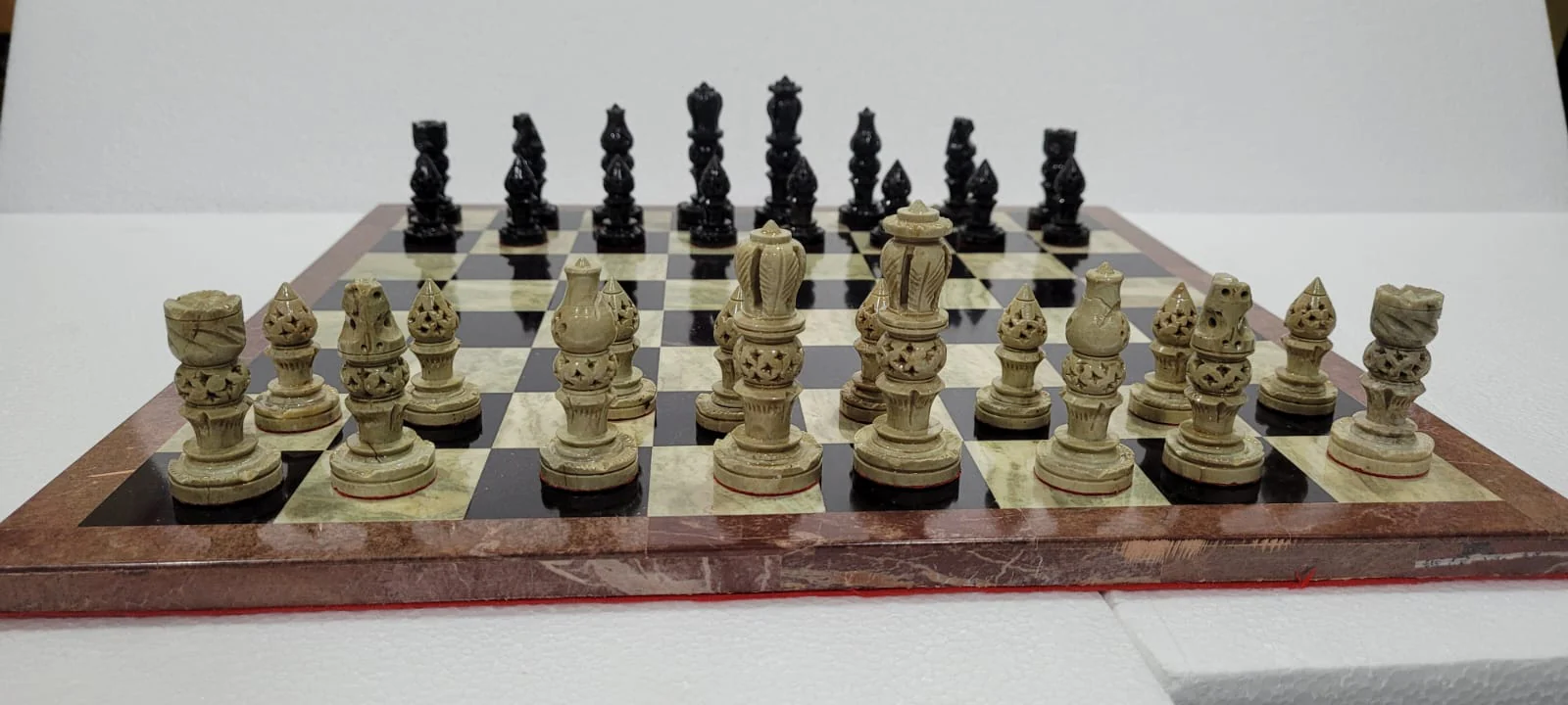 Antique Luxury Marble Chess Set - Image 9