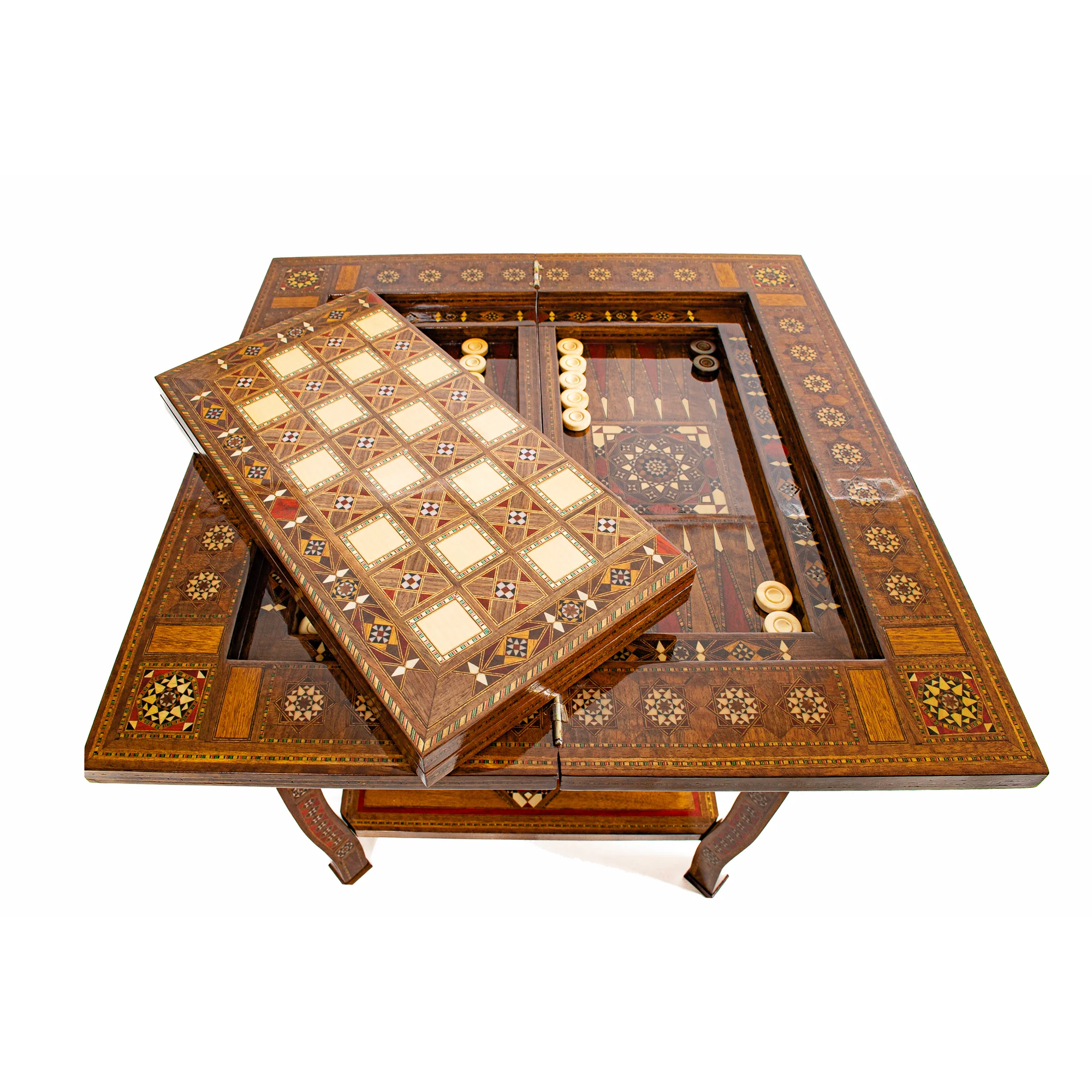 Limited Edition Chess & Backgammon Table - Image 4