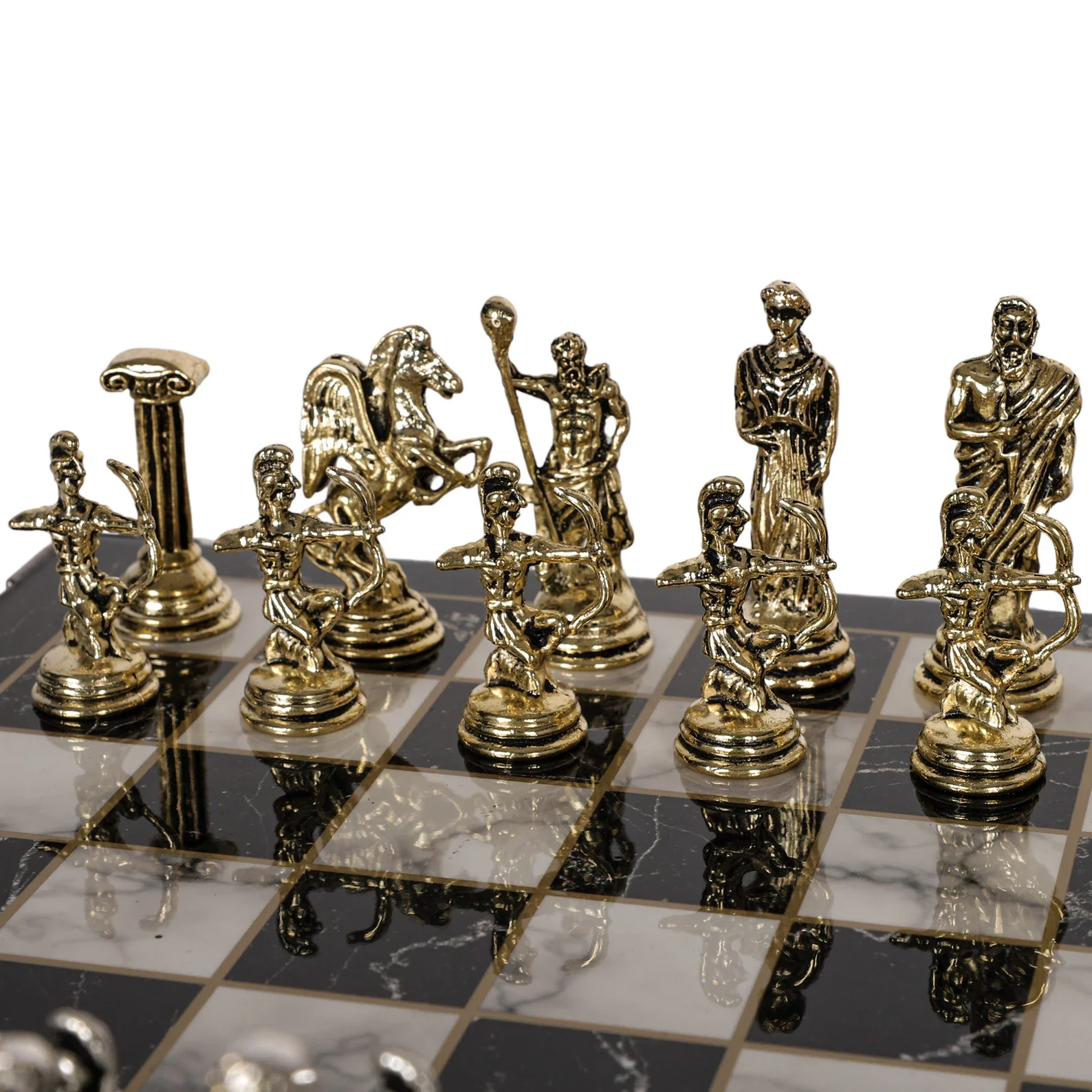 Luxury Greek Mythology Themed Chess Set - Image 3