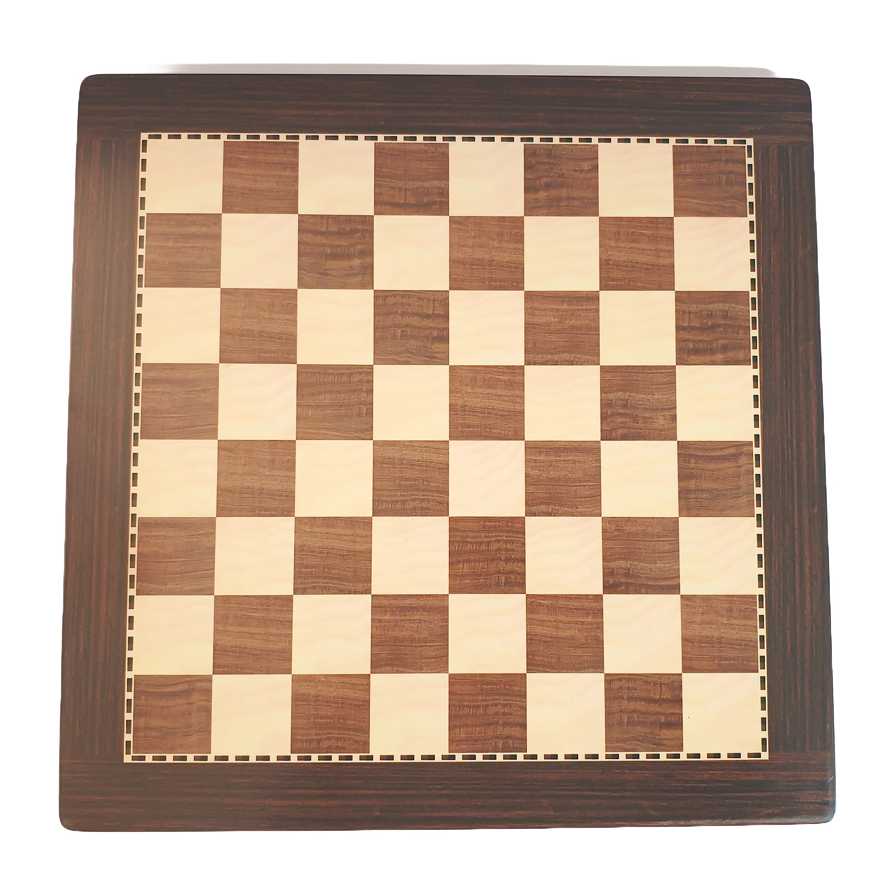Hand Crafted Professional Wooden Chess Board - Acacia/Ebony & Maple/Boxwood Finish - Image 3