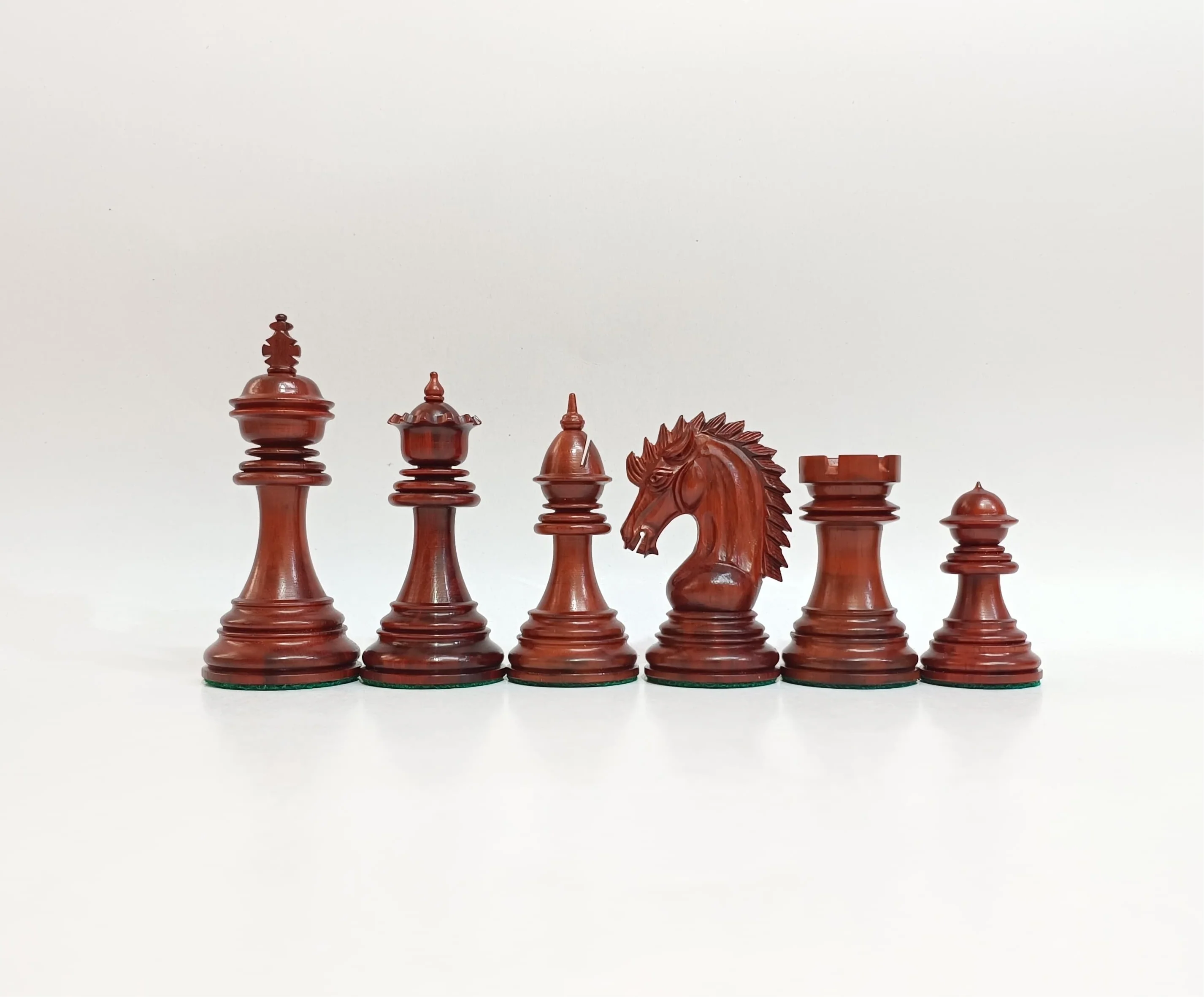 Bud Rosewood Luxury Staunton Chess Pieces - Image 10