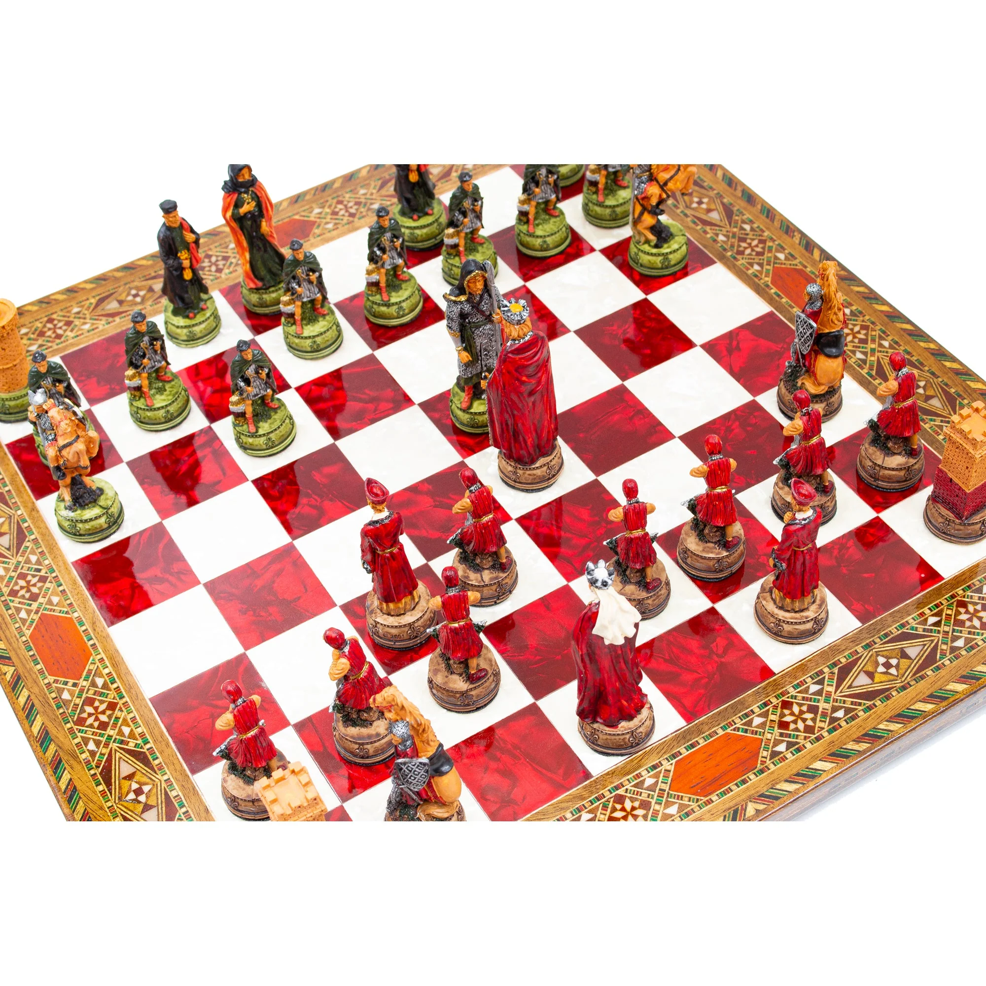 Luxury Vintage Camelot Army Themed Chess Set - Image 4