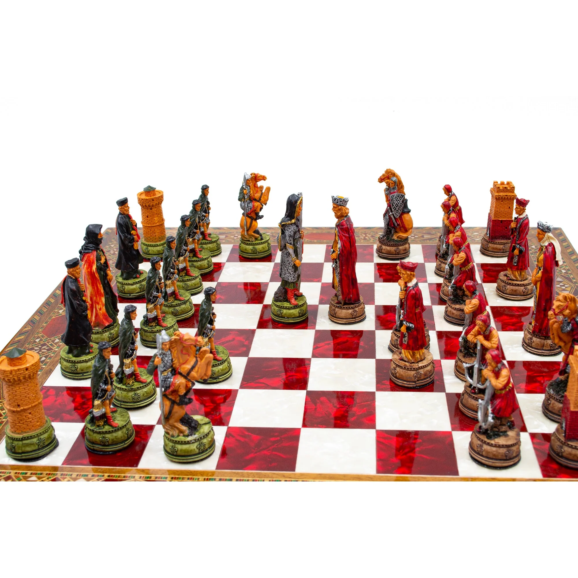 Luxury Vintage Camelot Army Themed Chess Set - Image 6